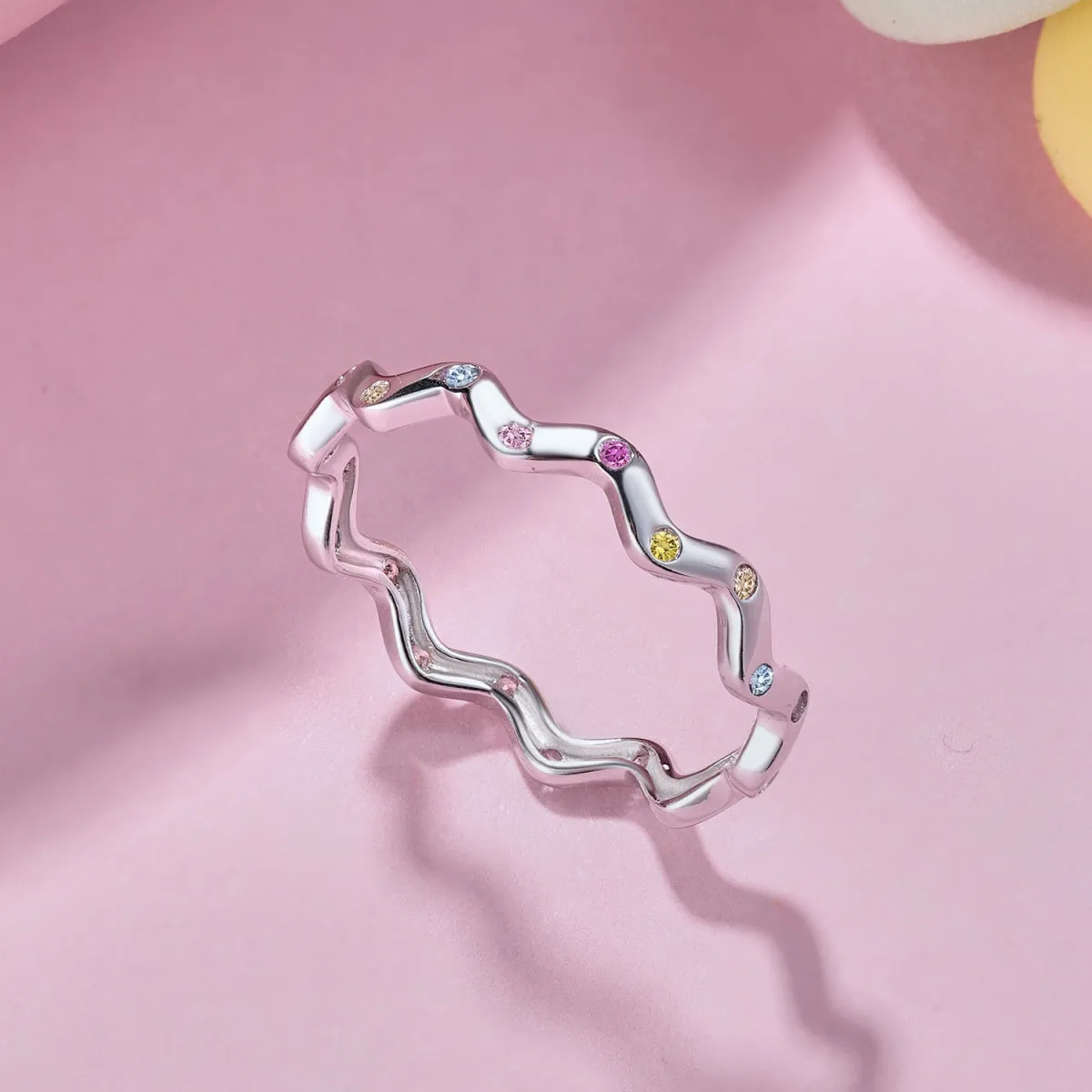 [Goodv]Ornate Vibrant Round Cut Daily Ring