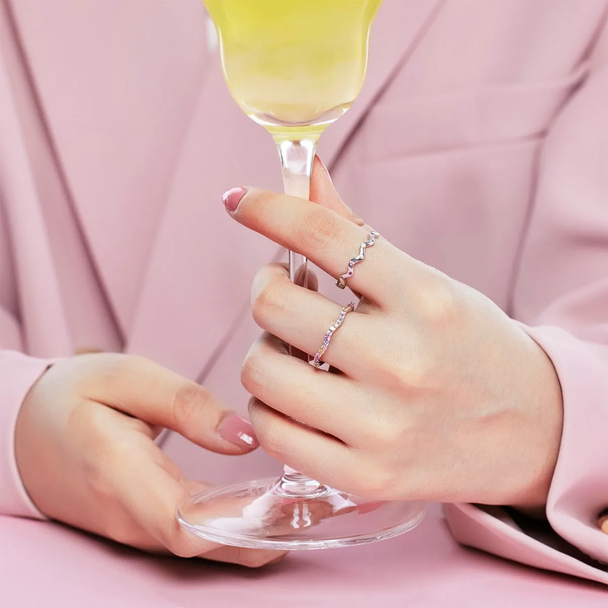 [Goodv]Ornate Vibrant Round Cut Daily Ring