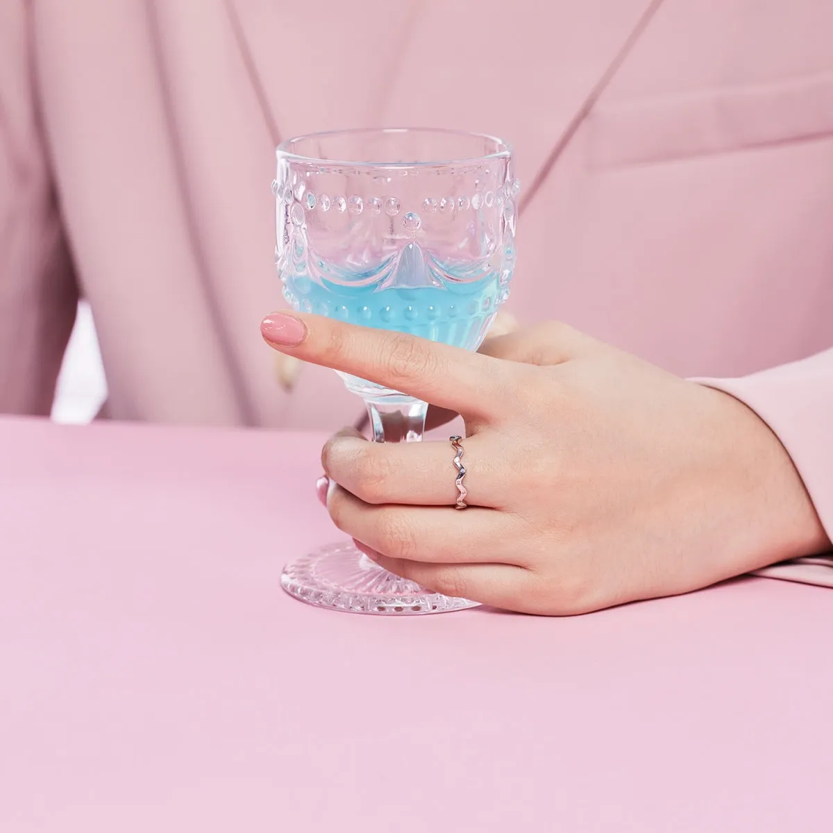 [Goodv]Ornate Vibrant Round Cut Daily Ring
