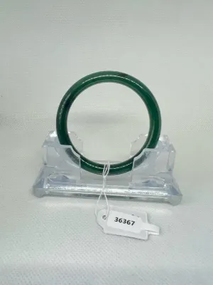 Grade A Natural Jade Bangle with certificate #36367