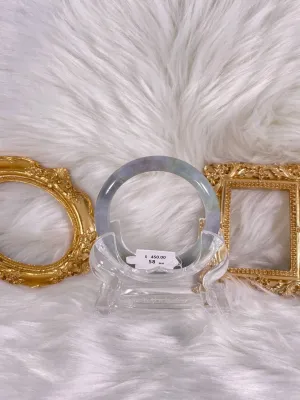 Grade A Natural Jade Bangle with certificate #36482