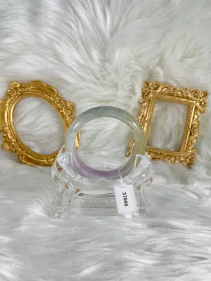 Grade A Natural Jade Bangle with certificate #37006