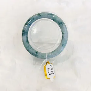 Grade A Natural Jade Bangle with certificate #3982