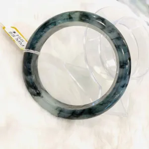Grade A Natural Jade Bangle with certificate #4105