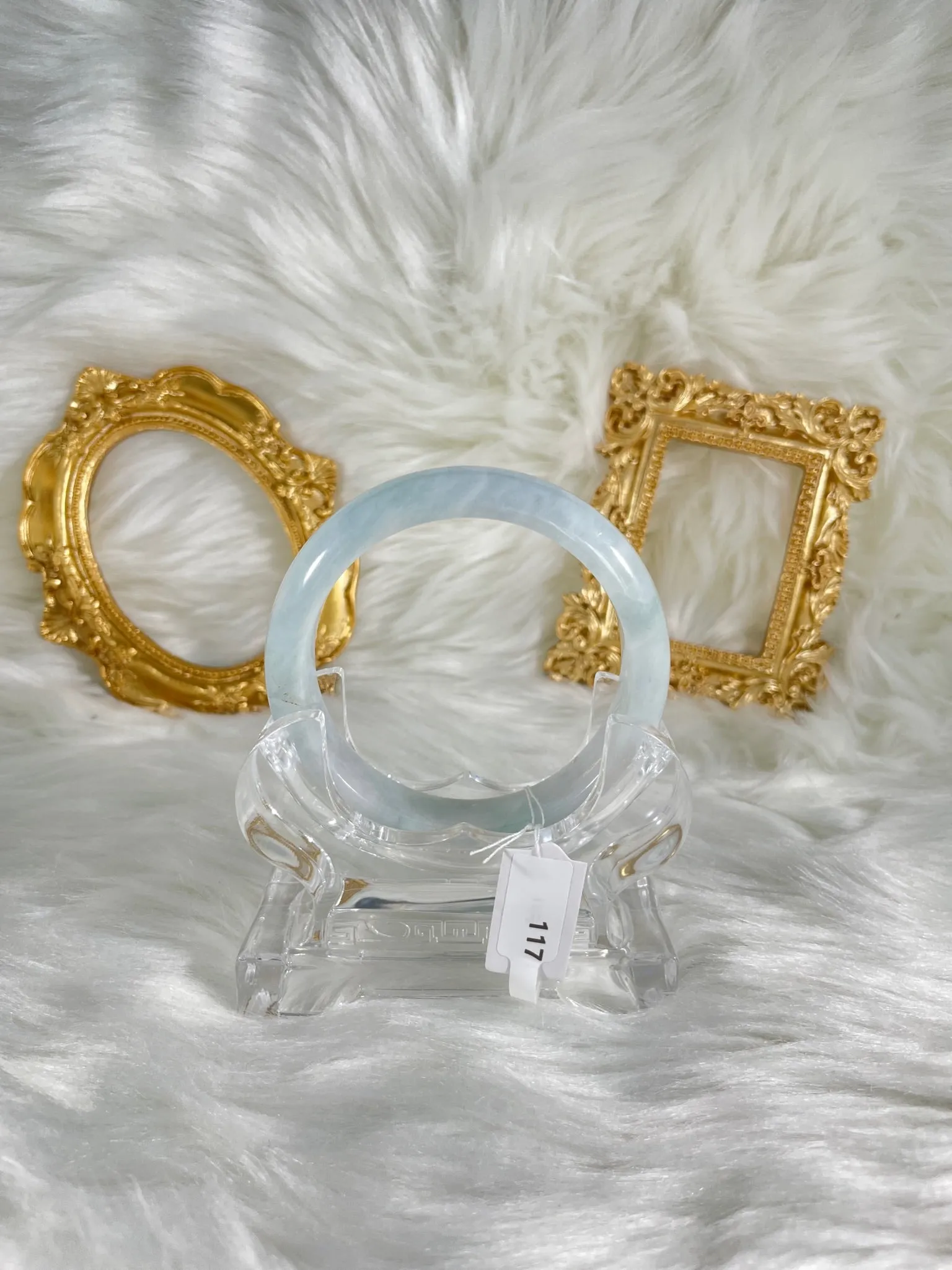 Grade A Natural Jade Bangle without certificate #117