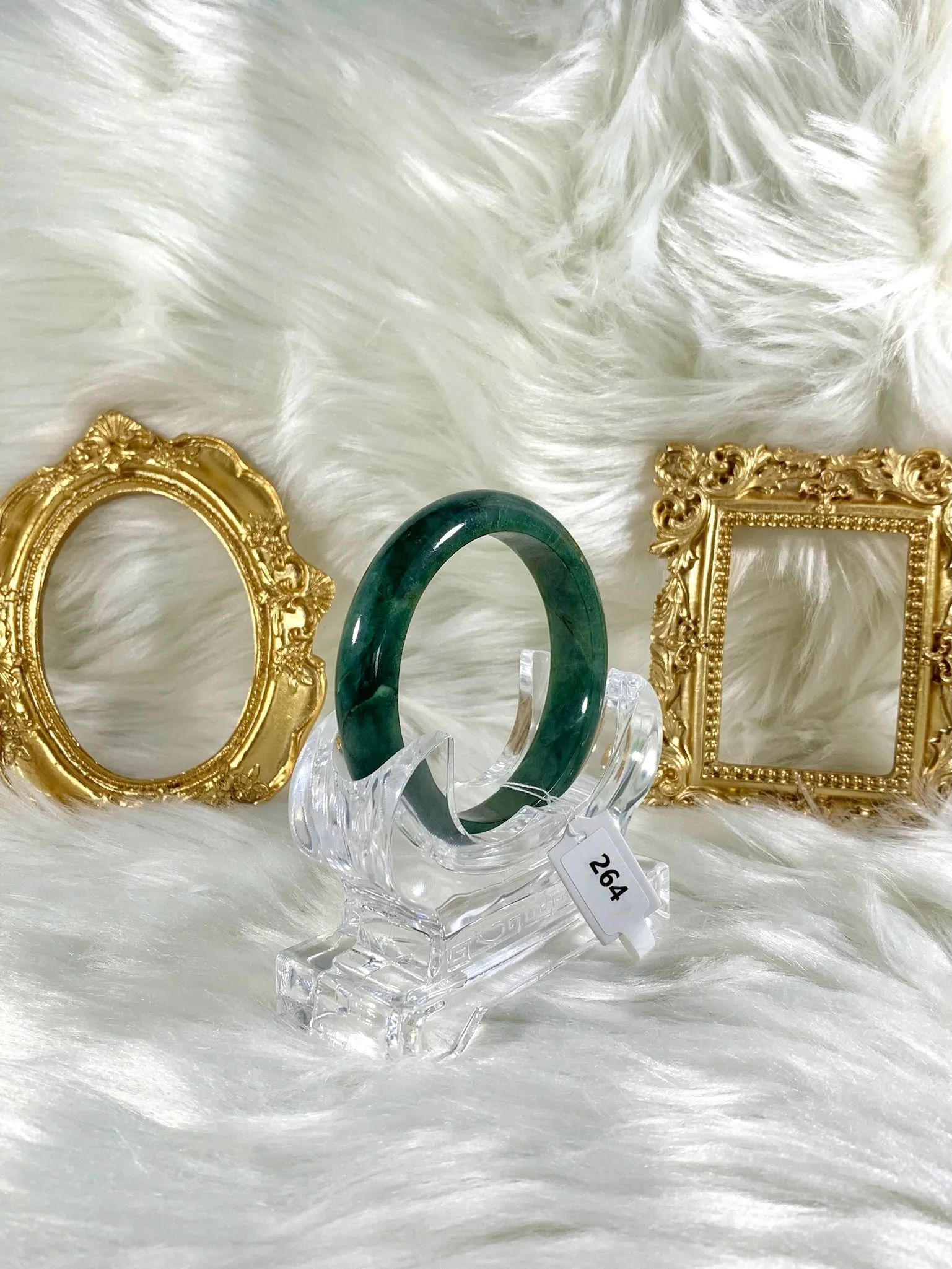 Grade A Natural Jade Bangle without certificate #264