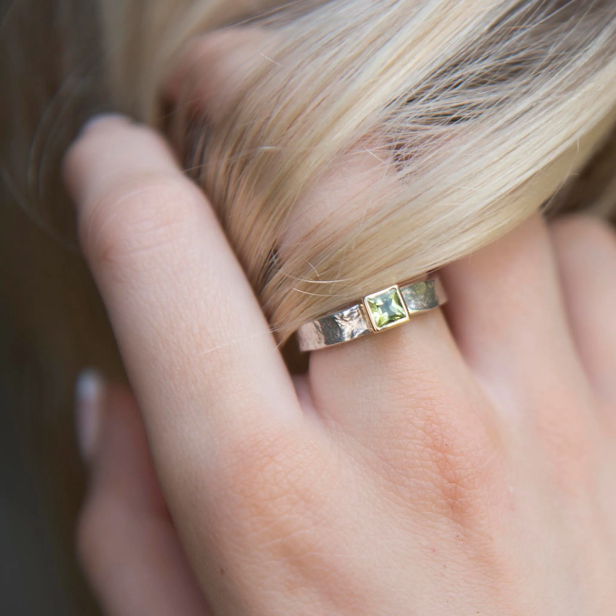 Gretel - Amethyst Square Storybook Ring