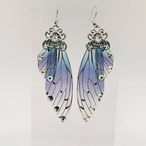 Handmade Fairy Wings Earrings Insect Butterfly Wing: F