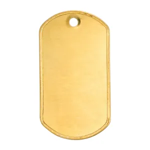 I.D. Tags U.S. Dog Tag Brass