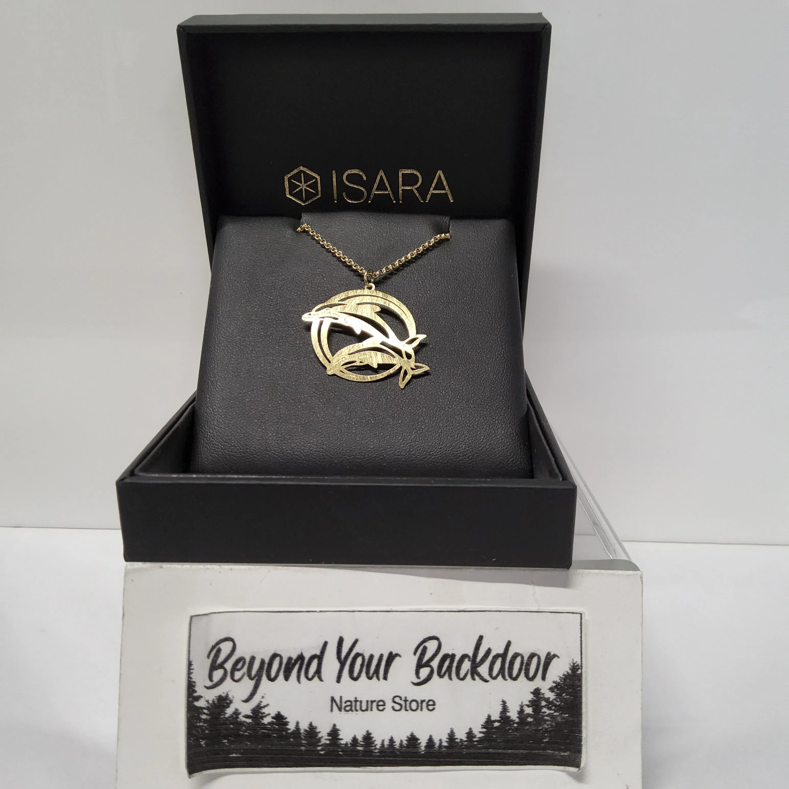 ISARA Necklace - Playful Dolphins - 3021046
