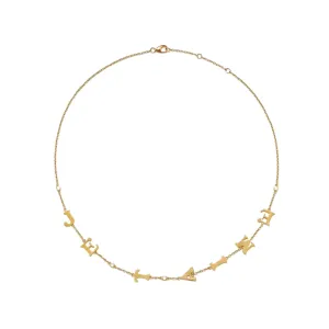 Je T'aime Gold & Diamond Necklace
