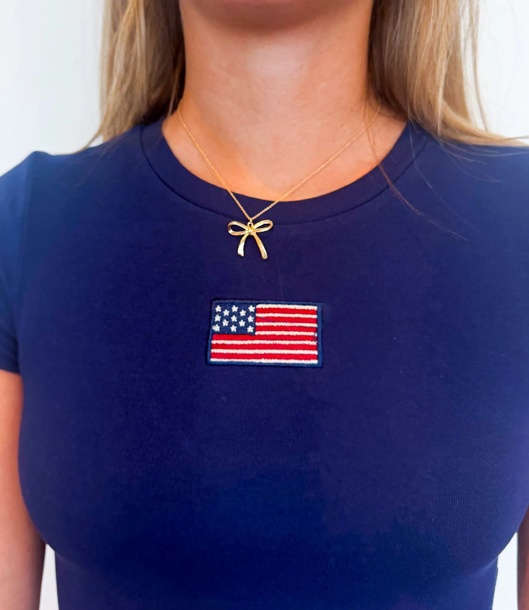 Juliet Gold Bow Necklace