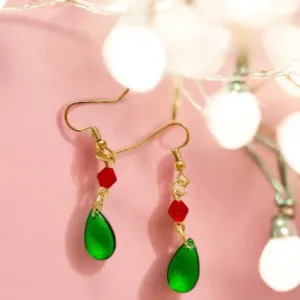 Kawaii - Water drop shaped earrings | japanese anime dangle earrings | oriental decor drop earrings| cute kawaii | howl’s earrings