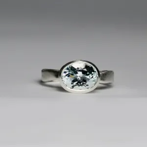 Landscape Aquamarine Ring