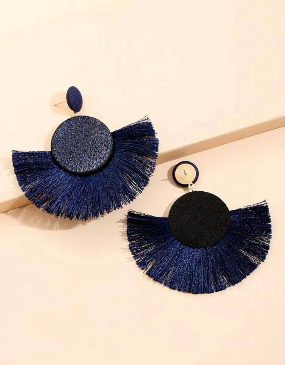 Lavender Tassel Earrings