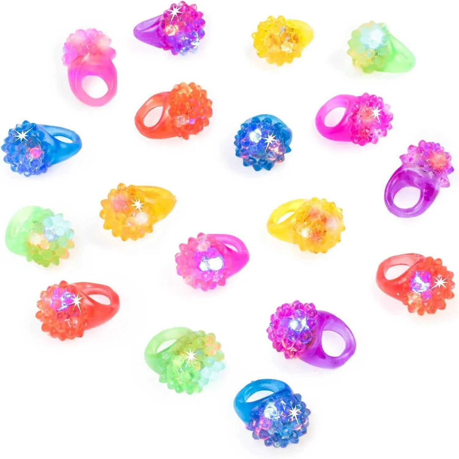 LED Glow Rings: Sparkle Dark Parties with Flashing Luminosity