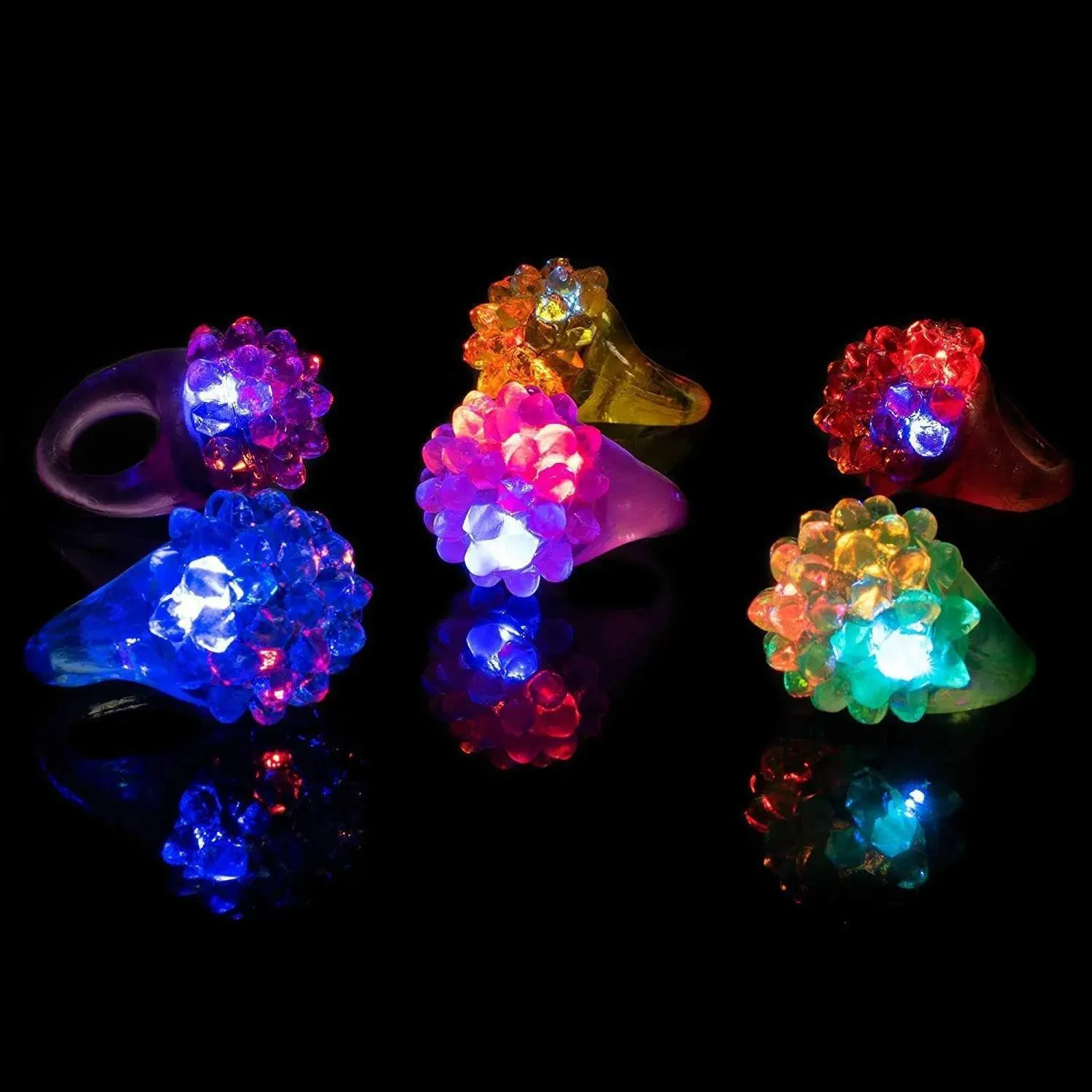 LED Glow Rings: Sparkle Dark Parties with Flashing Luminosity