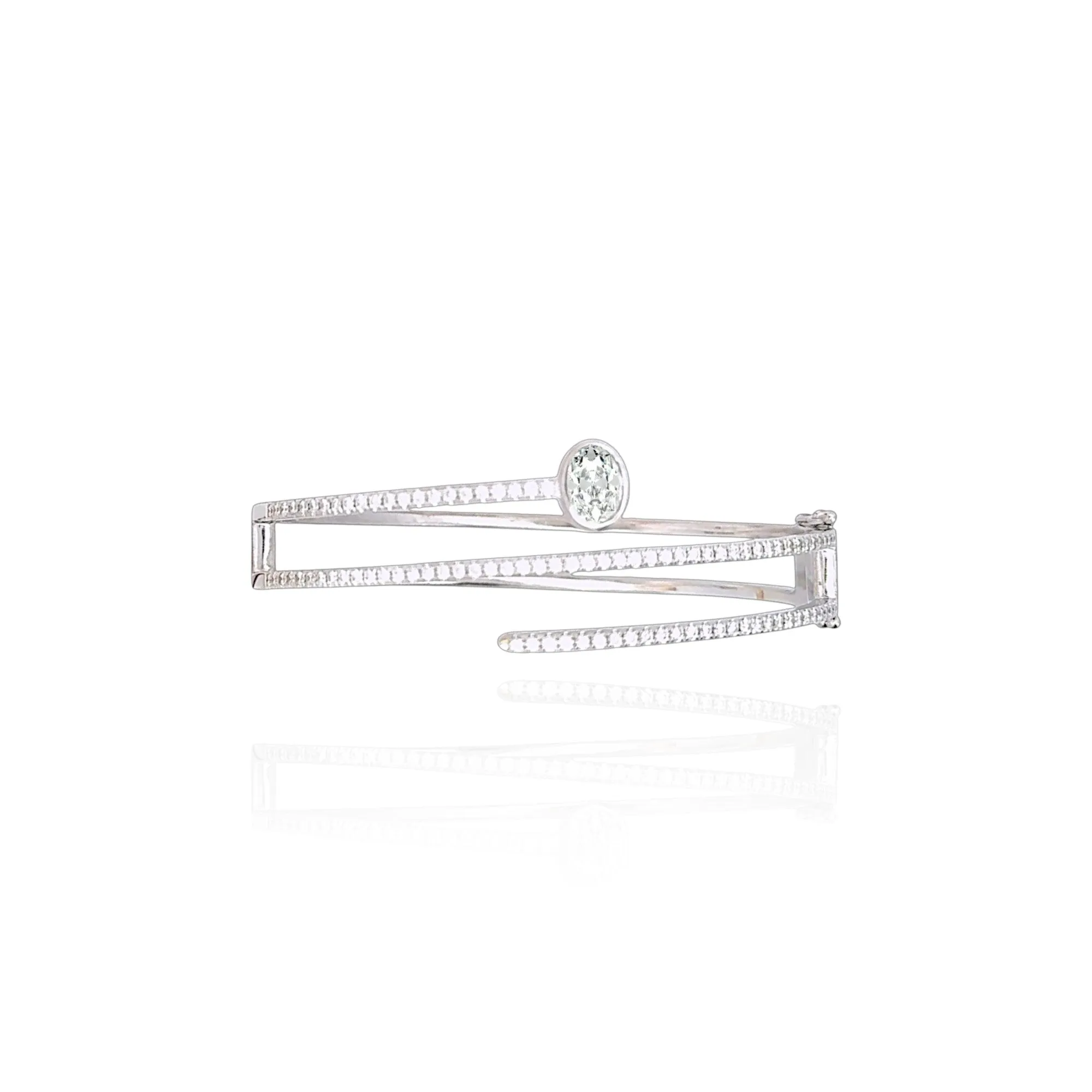 LUXURY FANCY SHAPE DIAMOND BANGLES