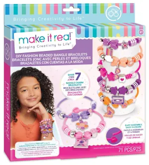 Make It Real: DIY Fashion Beaded Bangle Bracelets