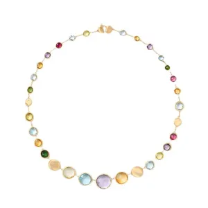 Marco Bicego 18K Yellow Gold Jaipur Mixed Gem Necklace