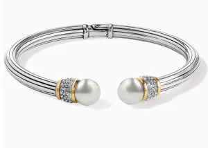 Meridian Open Hinged Bangle (Gold)