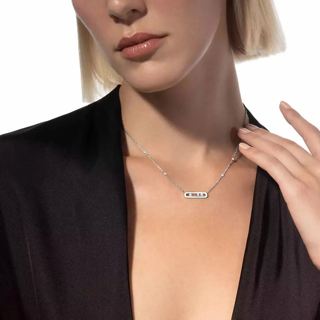 Messika Baby Move White Gold Diamond Necklace
