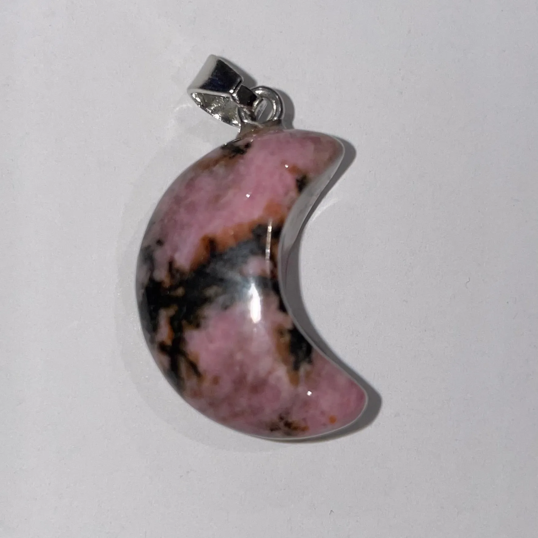 Mini Crystal Moon Necklace