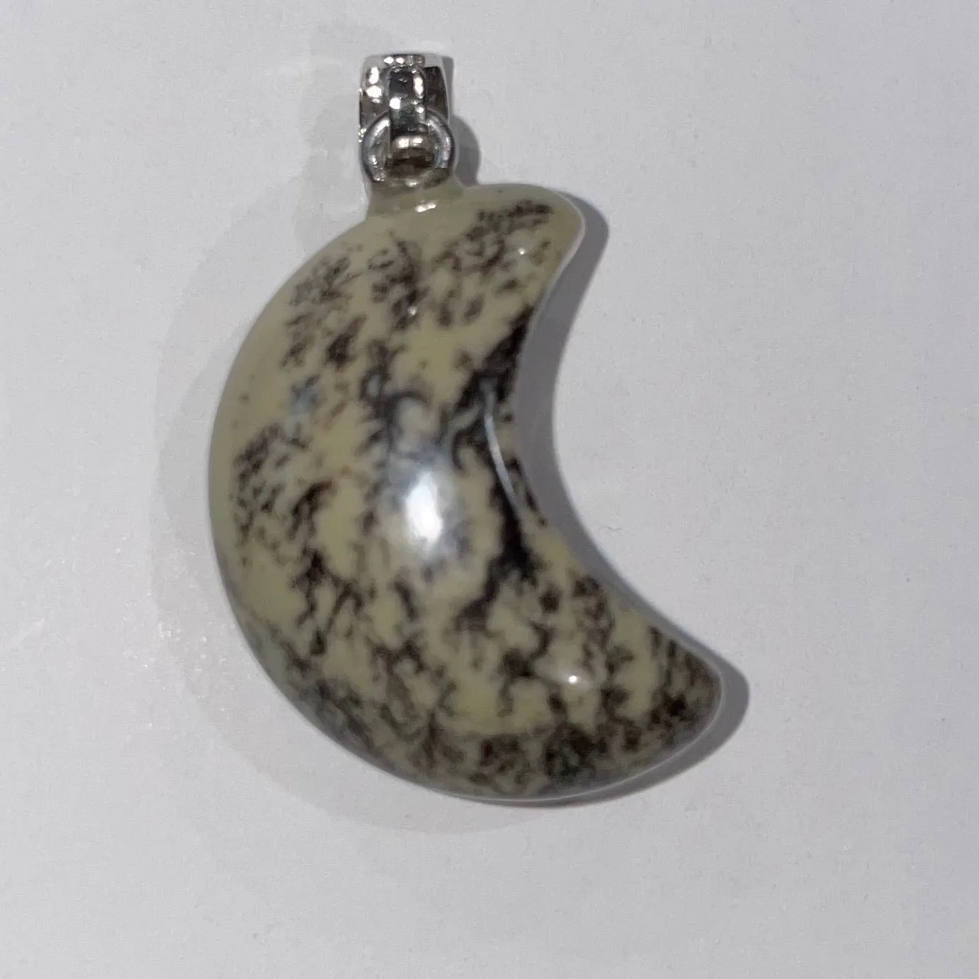 Mini Crystal Moon Necklace
