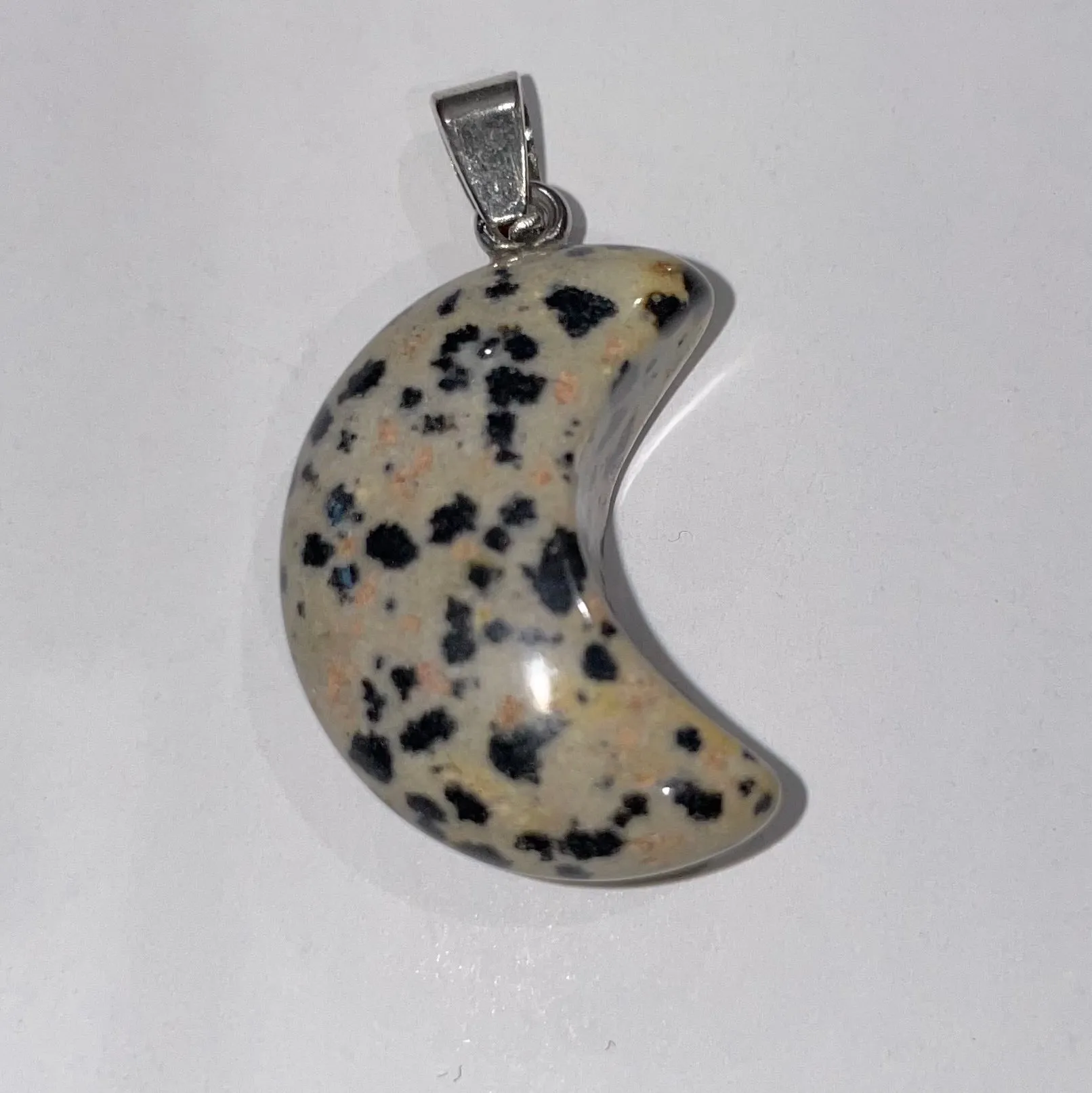 Mini Crystal Moon Necklace