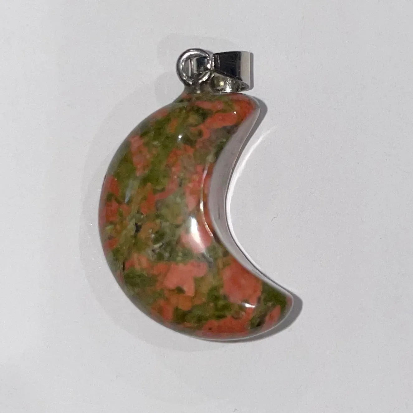 Mini Crystal Moon Necklace