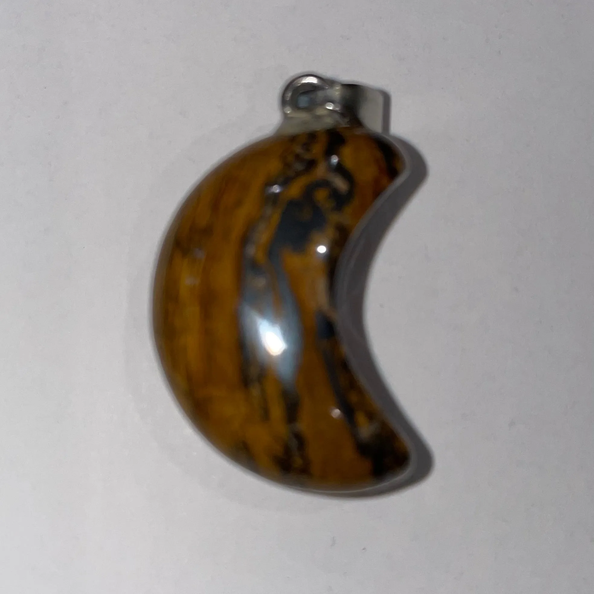 Mini Crystal Moon Necklace