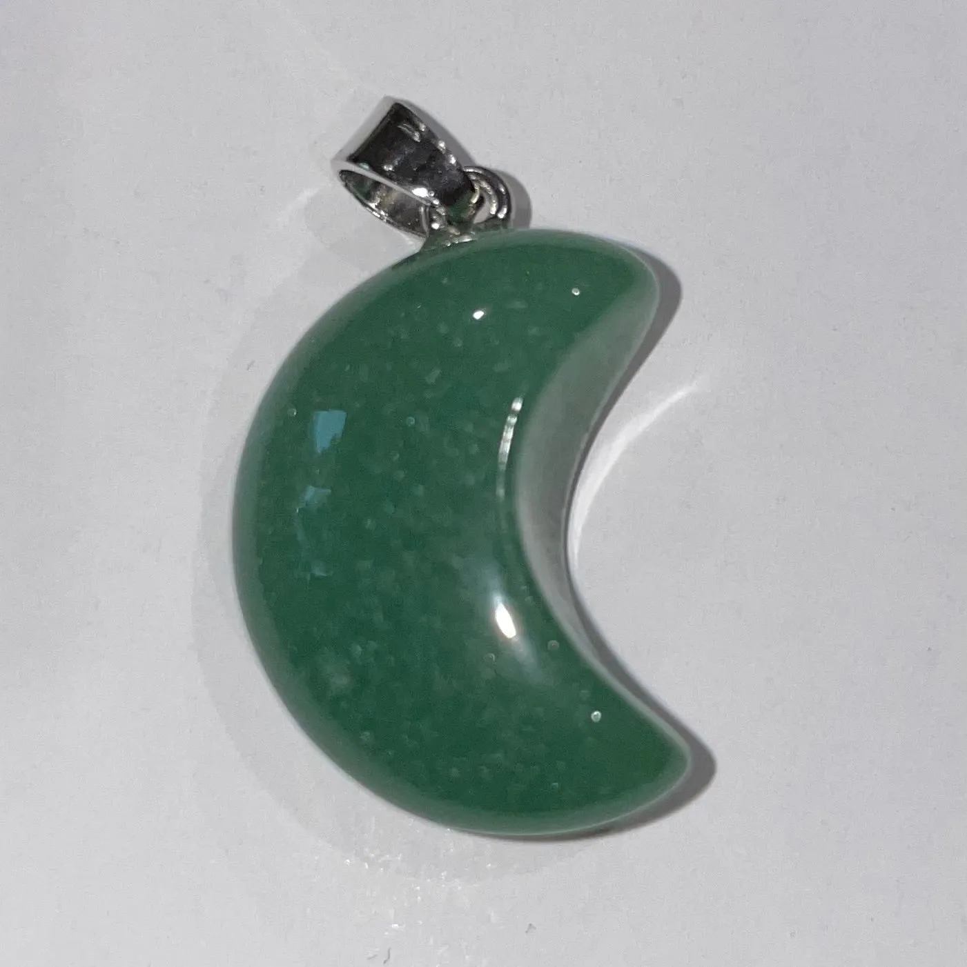 Mini Crystal Moon Necklace