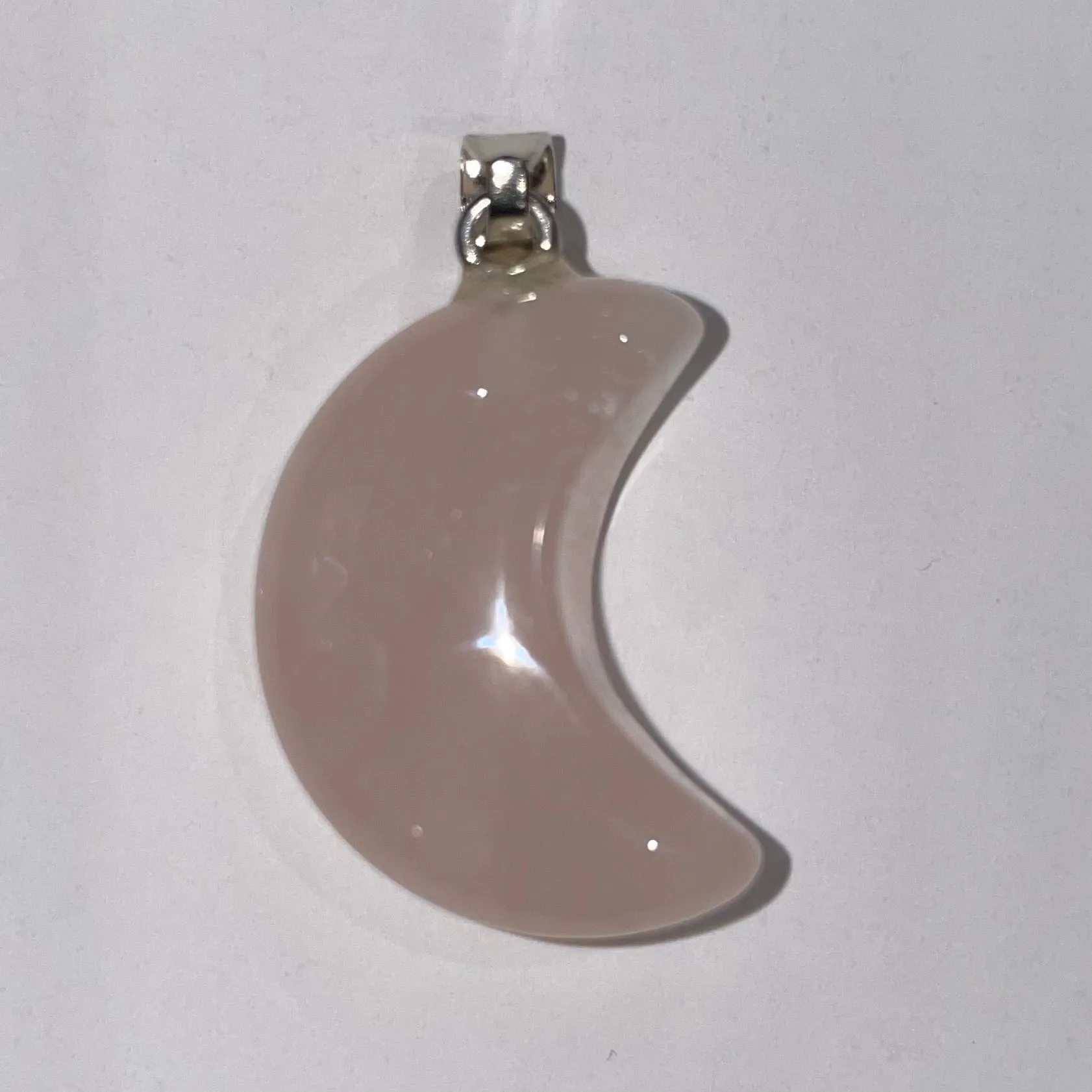Mini Crystal Moon Necklace