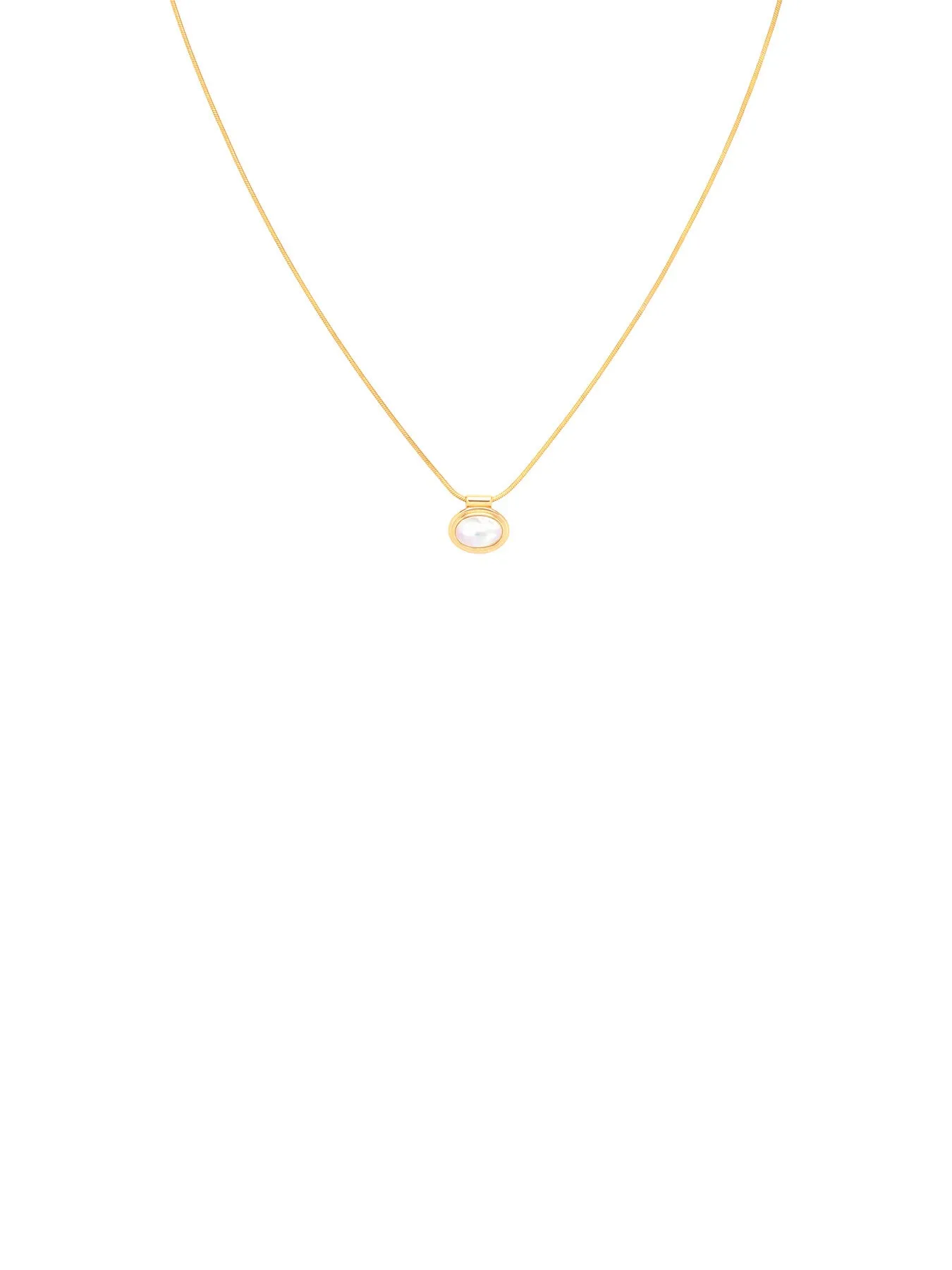 Mother of Pearl Pendant Necklace