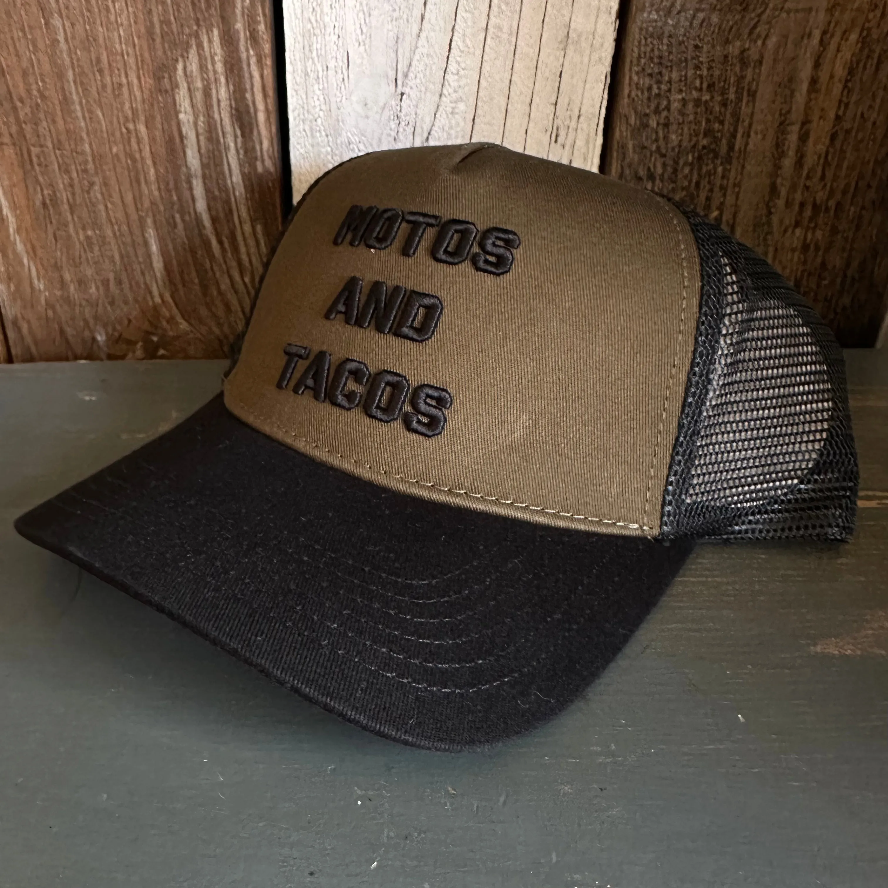 Motos and Tacos Trucker Hat (2 colors available)