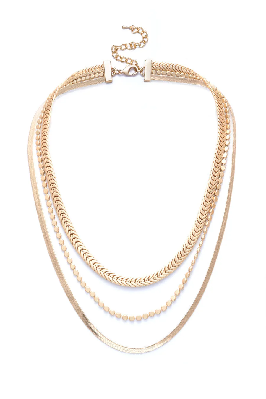 Multi Layer Gold Chain Necklace