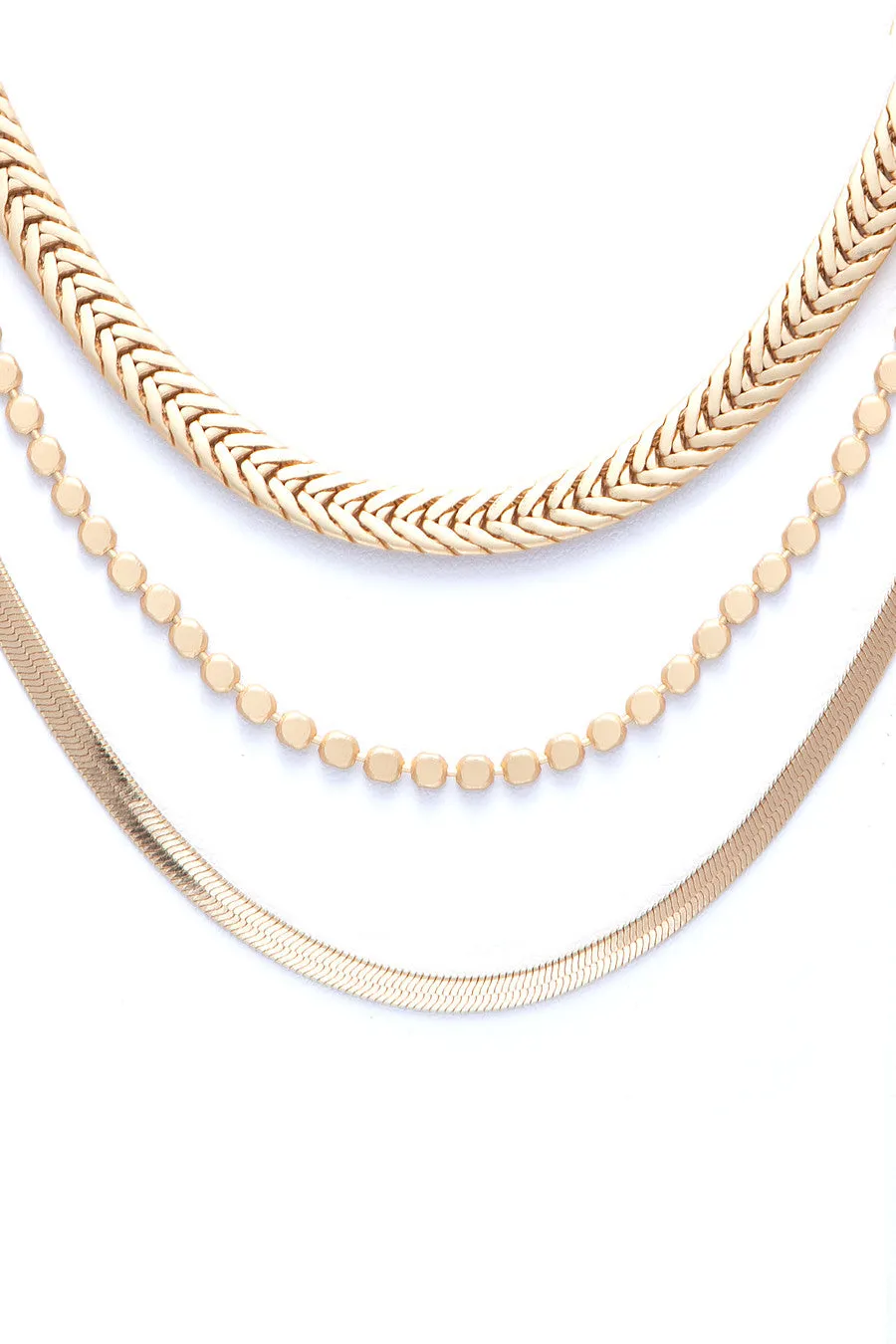 Multi Layer Gold Chain Necklace