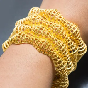 New  Ethiopian Dubai Gold Color Bangles  Women Wife Arab Bracelet Gold Color Jewelry