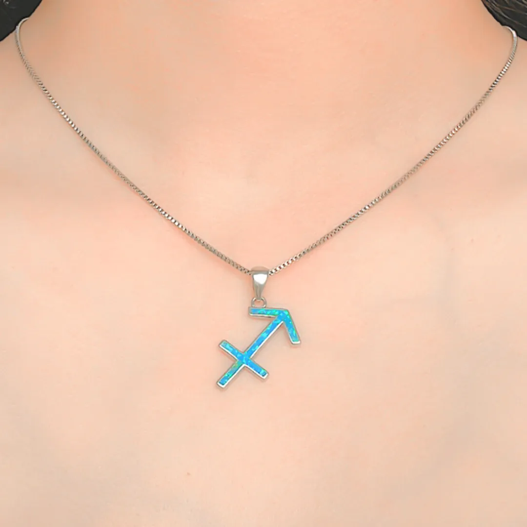 Opal Sagittarius Necklace