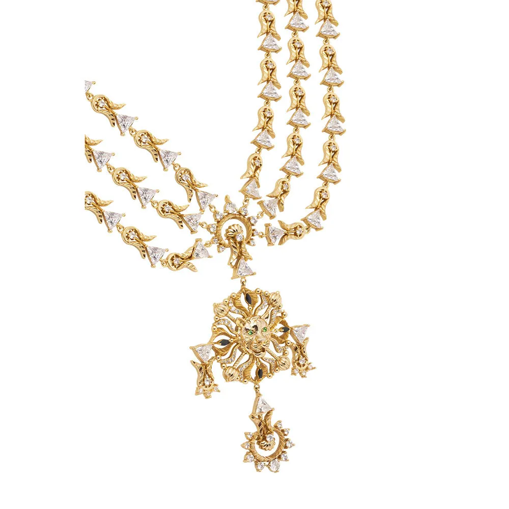 Panthera Imperialis Layered Necklace
