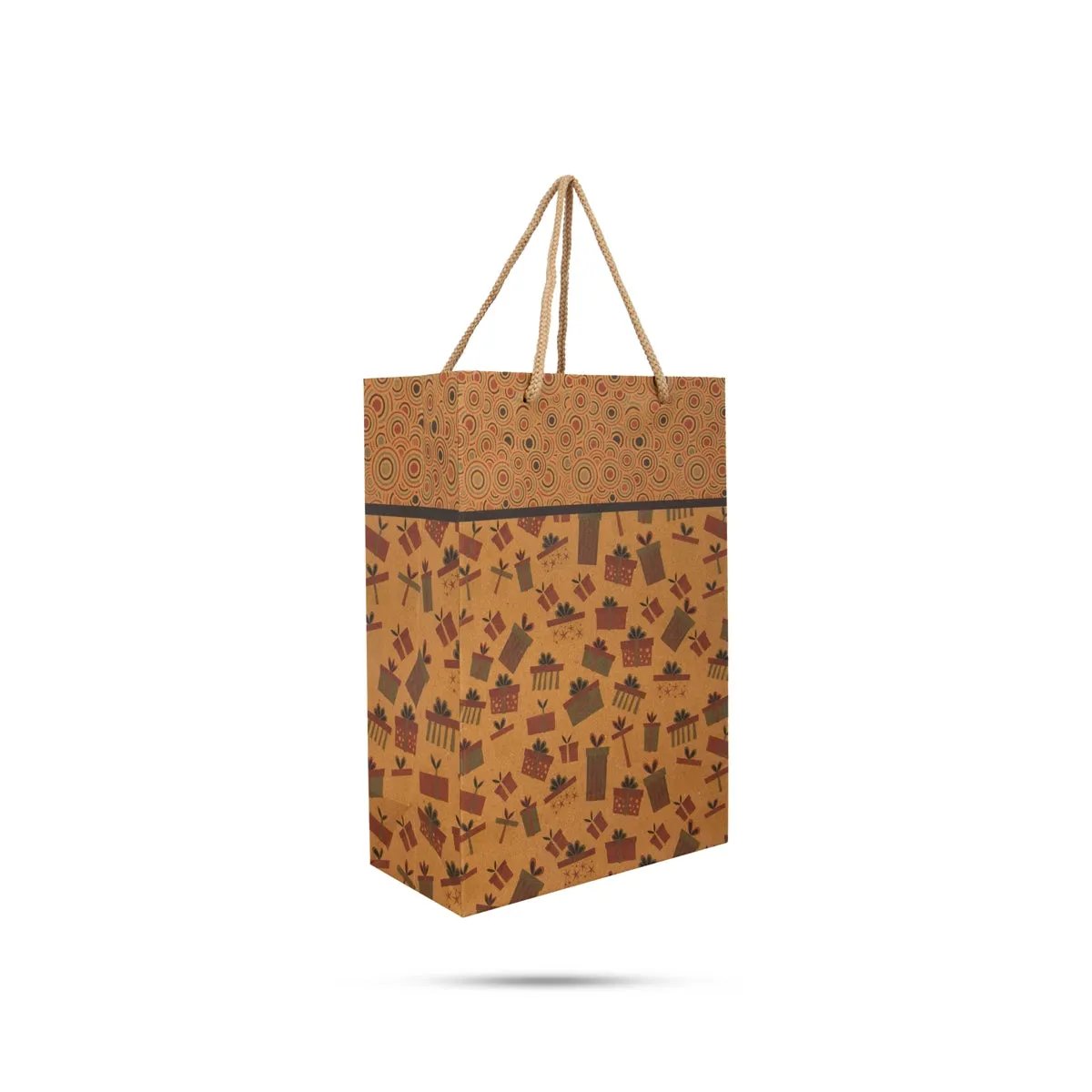Paper Bag - 7 x 10 x 3.5 Inches | Carry Bag/ Gift Bag/ Gift Paper Bag for Shopping