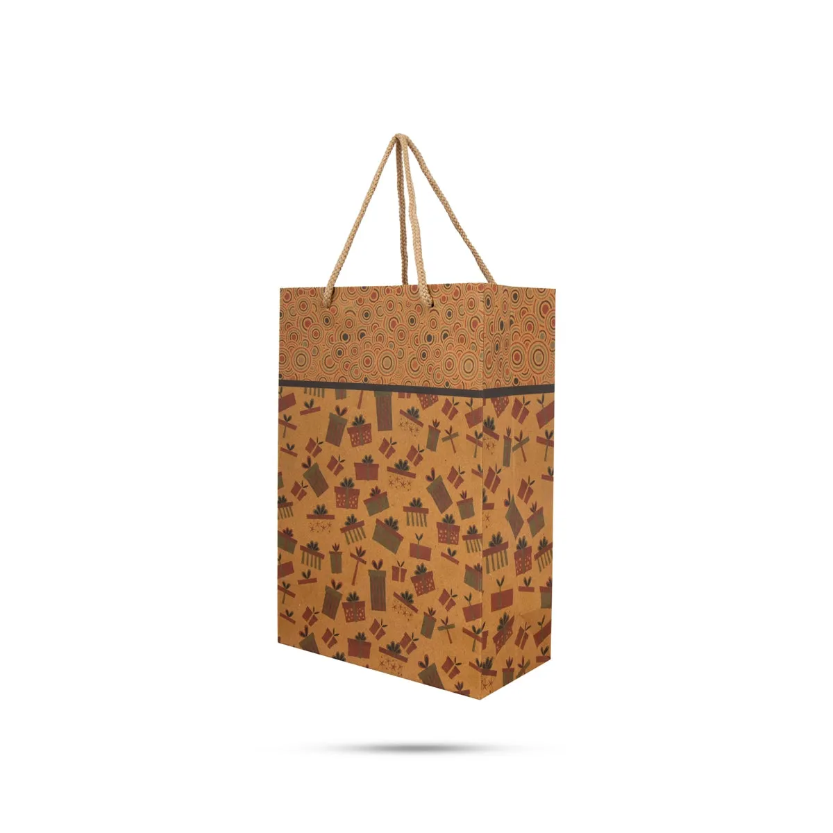 Paper Bag - 7 x 10 x 3.5 Inches | Carry Bag/ Gift Bag/ Gift Paper Bag for Shopping