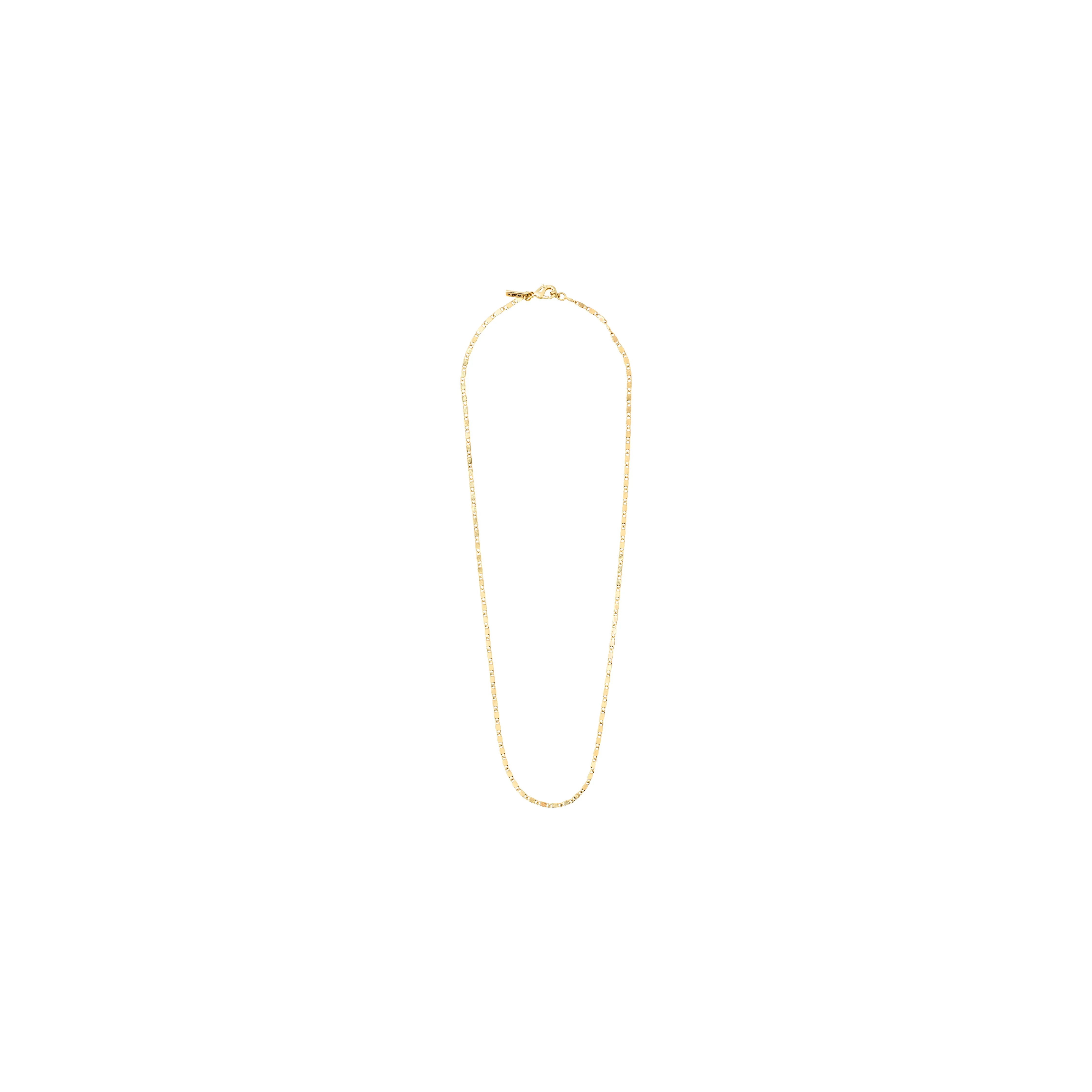 PARISA flat link chain necklace gold-plated