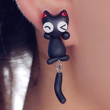 Playful Cat Earrings