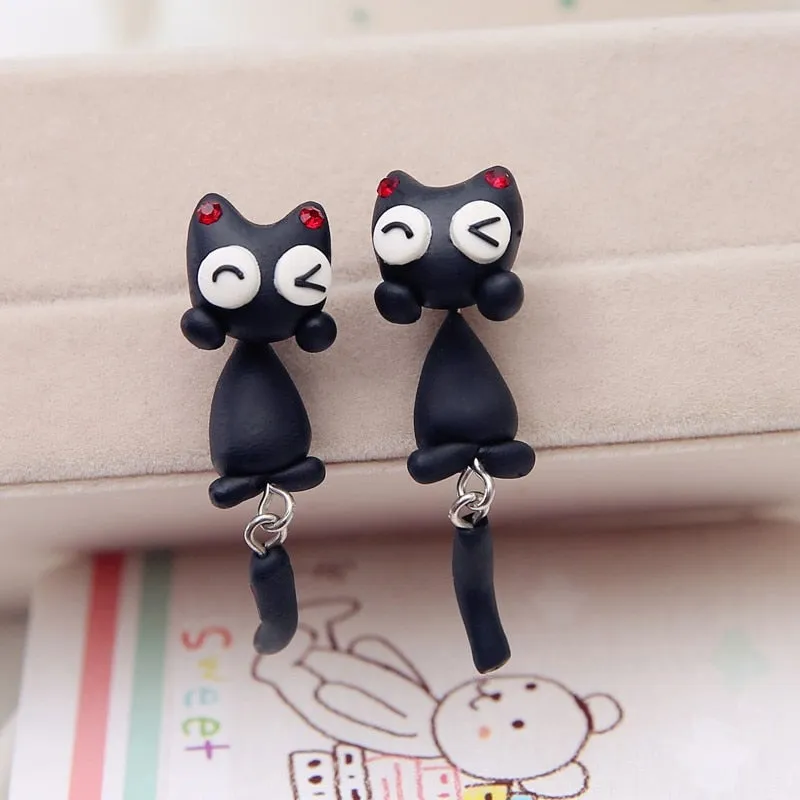 Playful Cat Earrings