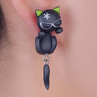 Playful Cat Earrings