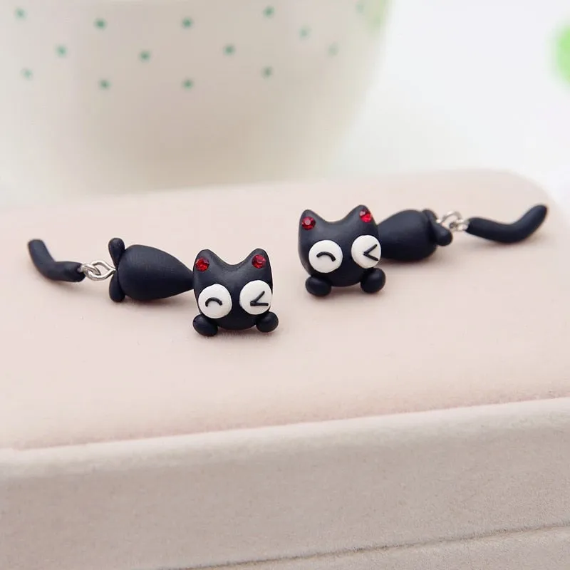 Playful Cat Earrings