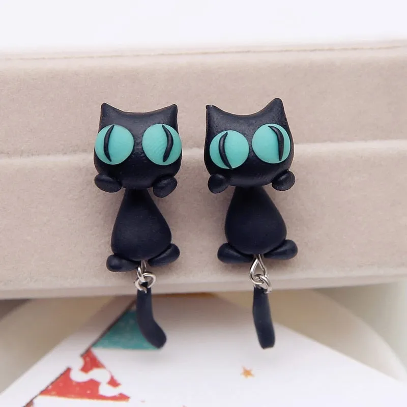 Playful Cat Earrings