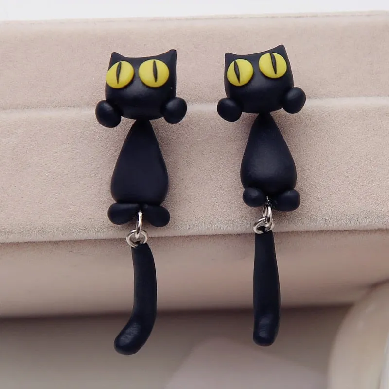 Playful Cat Earrings