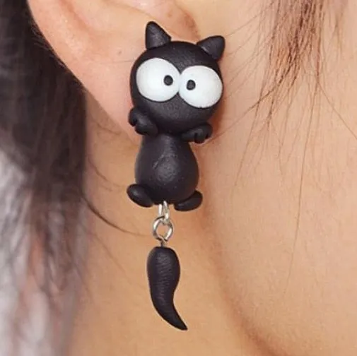 Playful Cat Earrings